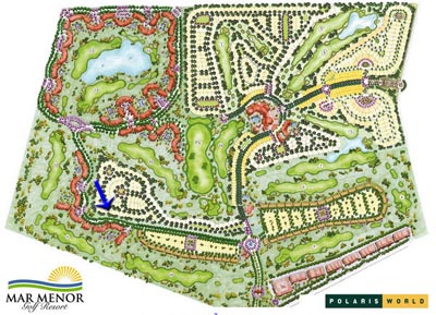 Map of Mar Menor Golf Resort